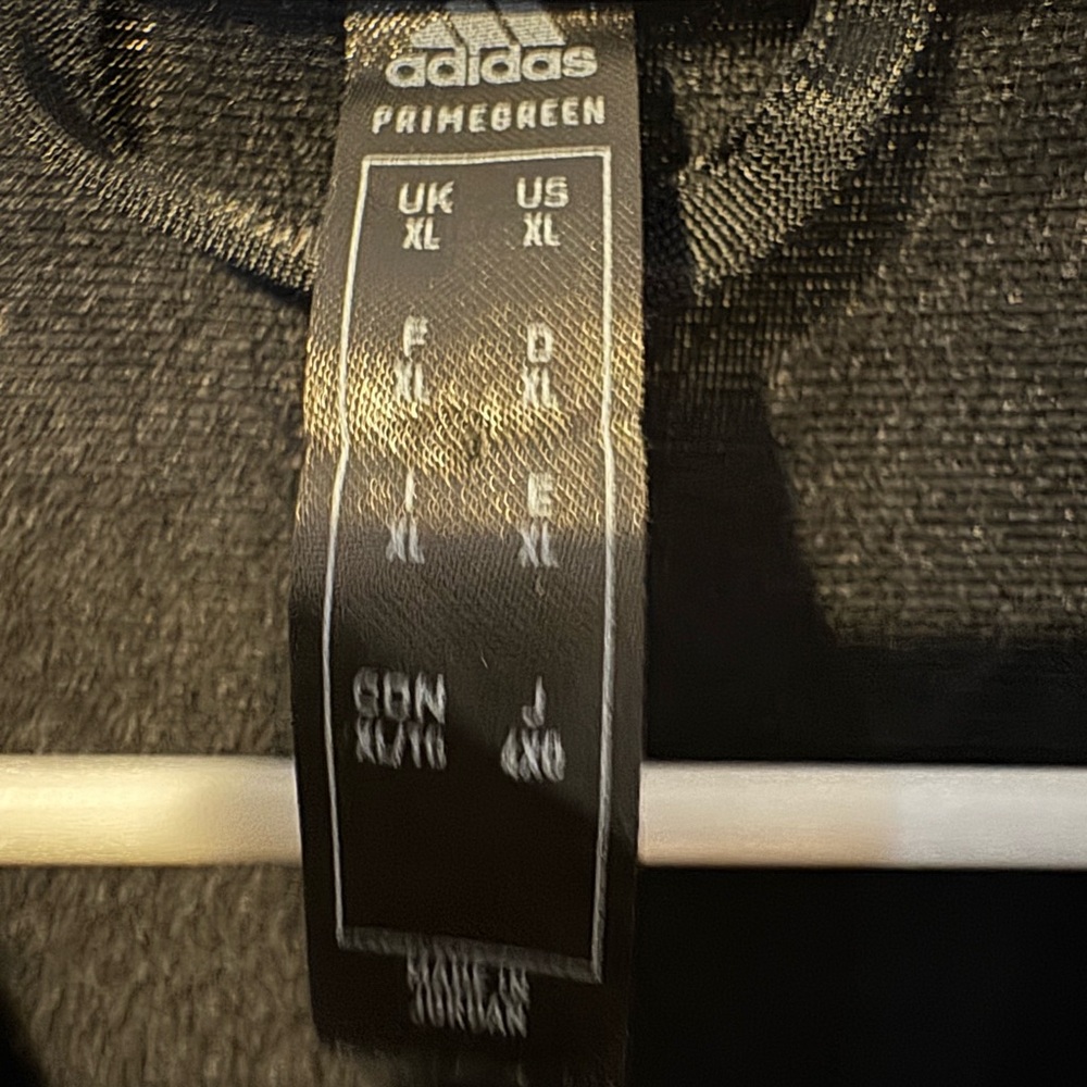 Adidas Men's Black Windbreaker Jacket - Picture 3 of 3